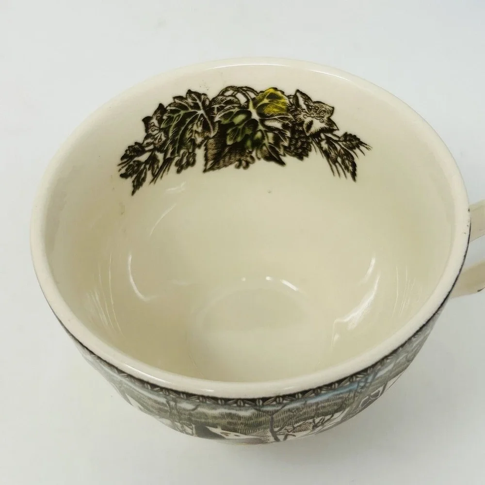 Johnson Brothers Friendly Village Tea Cup & Saucer Ice House Set of 3 (6 pieces)